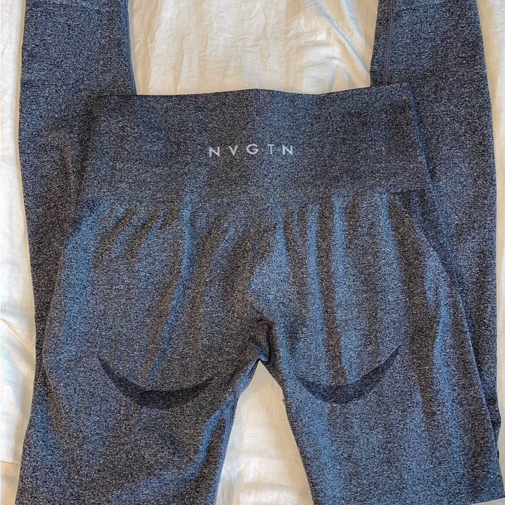 NVGTN Black Speckled Contour Seamless Leggings S